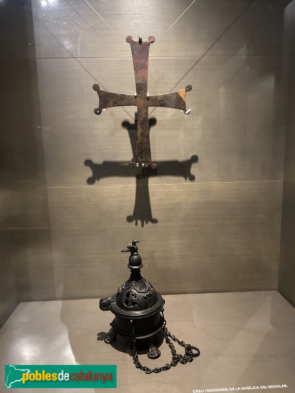 Museu de Lleida - Creu i encenser de la basílica de Bovalar