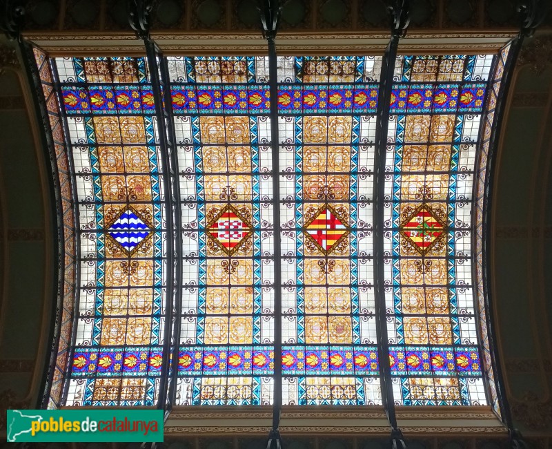 Barcelona - Palau de Justícia. Vestíbul