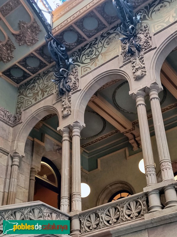 Barcelona - Palau de Justícia. Vestíbul. Planta superior