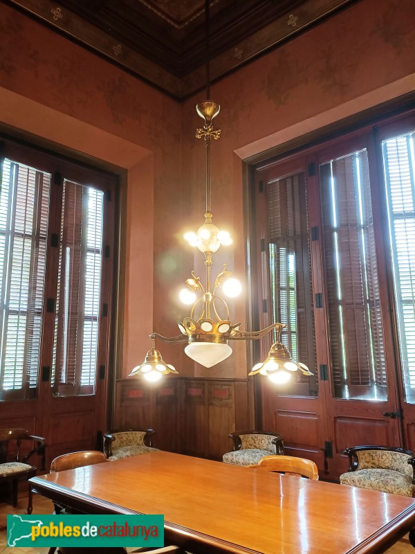 Barcelona - Palau de Justícia. Sala dels Advocats. Domènech i Montaner (Foto: Anna Corcoll, 2025) Barcelona - Palau de Justícia. Sala dels Advocats. Domènech i Montaner