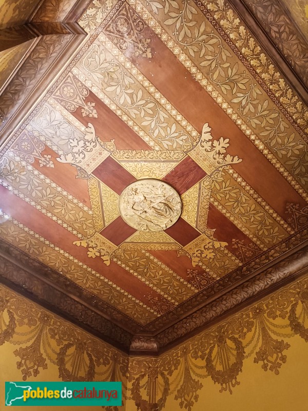 Barcelona - Palau de Justícia. Sala dels Advocats. Domènech i Montaner i Eusebi Arnau (Foto: Anna Corcoll, 2025) Barcelona - Palau de Justícia. Sala dels Advocats. Domènech i Montaner i Eusebi Arnau