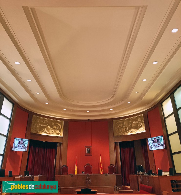 Palau de Justícia. Sala Tribunal de Cassació. Santiago Marco (Foto: Anna Corcoll, 2025) Palau de Justícia. Sala Tribunal de Cassació. Santiago Marco