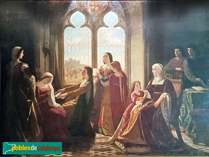 Palau de Justícia. Sala Tribunal de Cassació. Obra d'Isidoro Lozano (Foto: Anna Corcoll, 2025) Palau de Justícia. Sala Tribunal de Cassació. Obra d'Isidoro Lozano