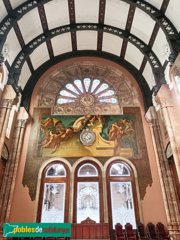 Barcelona - Palau de Justícia. Saló dels Passos Perduts. Pintures de Sert (Foto: Anna Corcoll, 2025) Barcelona - Palau de Justícia. Saló dels Passos Perduts. Pintures de Sert