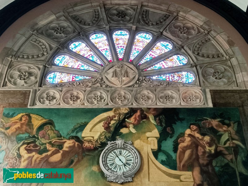 Barcelona - Palau de Justícia. Saló dels Passos Perduts. Pintures de Sert (Foto: Anna Corcoll, 2025) Barcelona - Palau de Justícia. Saló dels Passos Perduts. Pintures de Sert