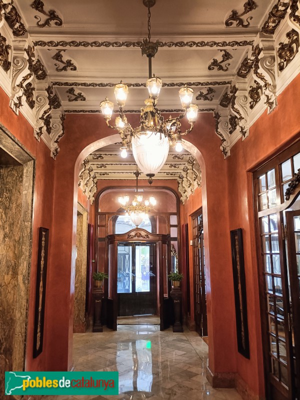 Barcelona - Casa Miralbell (Hotel Nouvel) (Foto: Anna Corcoll, 2024) Barcelona - Casa Miralbell (Hotel Nouvel)