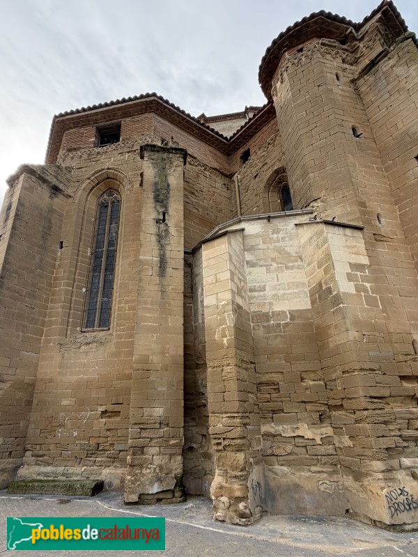 Almenar - Església de Santa Maria (Foto: Albert Esteves, 2026) Almenar - Església de Santa Maria