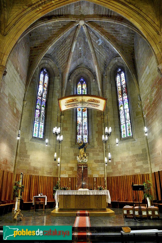 Almenar - Església de Santa Maria (Foto: <i>Manuel Portero CC BY-SA 4.0</i>, 2014) Almenar - Església de Santa Maria