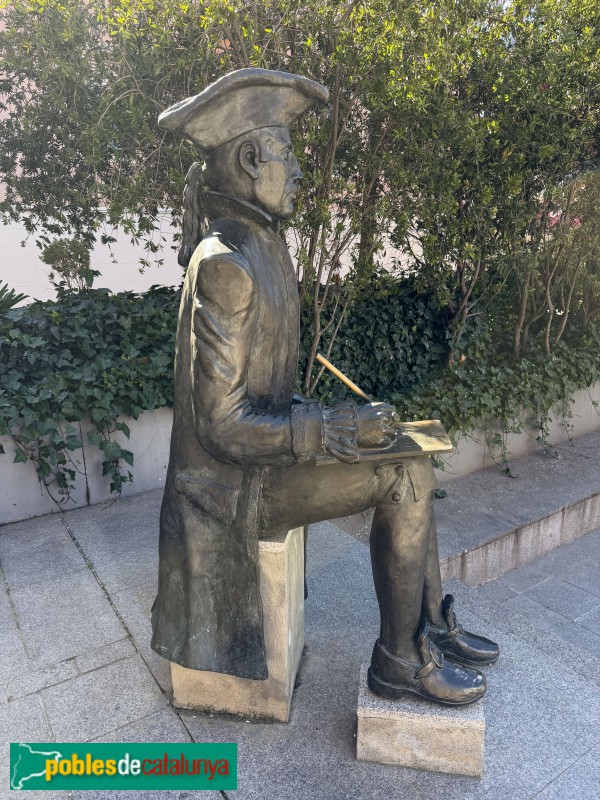 Almacelles - Estàtua de Josep Mas Dordal