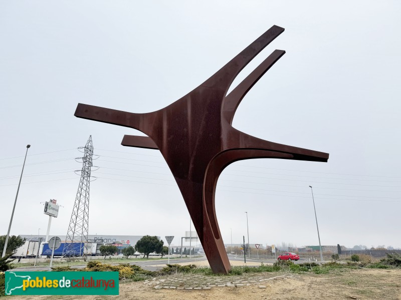 Lleida - Escultura <i>Fletxada</i>