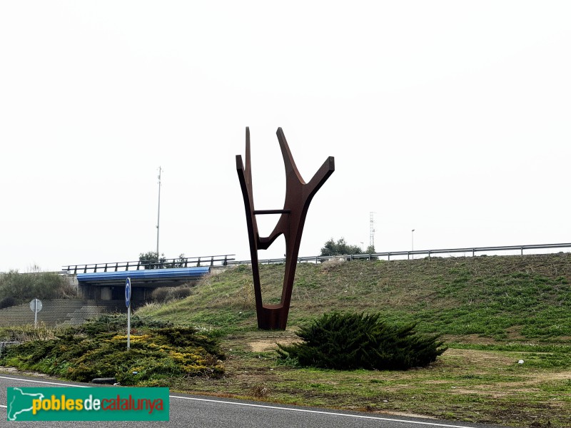 Lleida - Escultura <i>Fletxada</i>