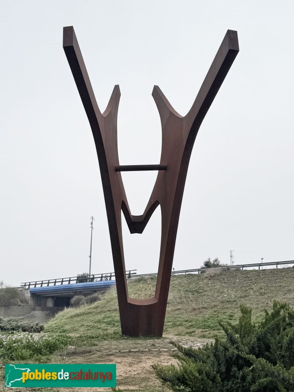 Lleida - Escultura <i>Fletxada</i>