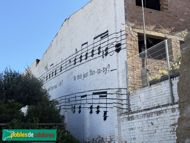 Almacelles - Mural de Freddie Mercury