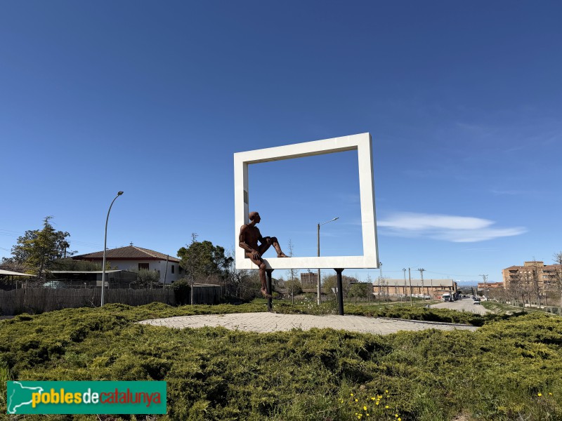 Almacelles - Escultura <i>La Finestra</i>
