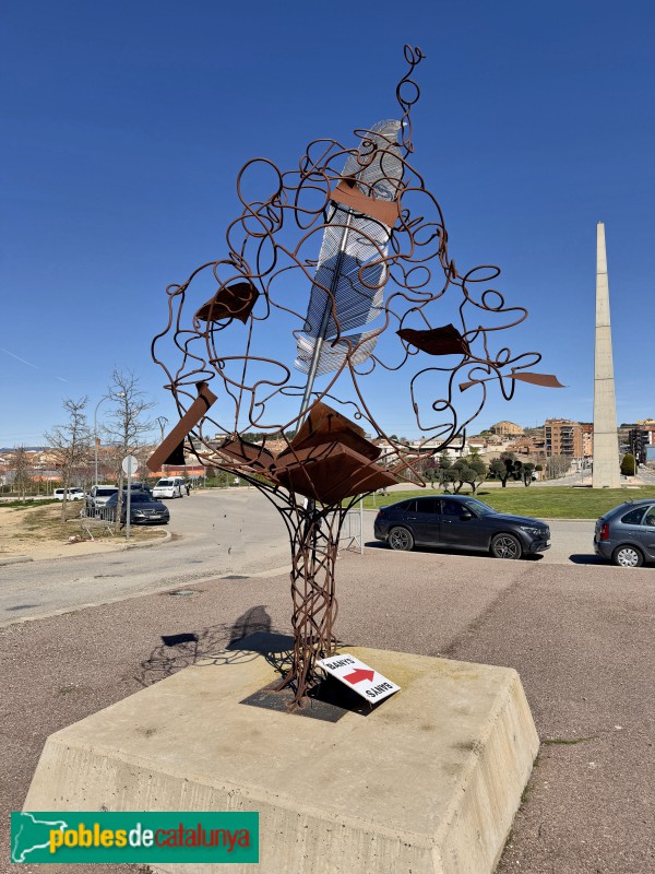 Almacelles - Escultura <i>L'Escriptor</i>