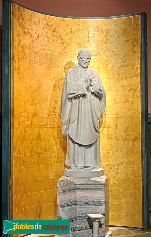 Barcelona - Església de Santa Maria de Montalegre. Escultura d’Etsuro Sotoo de Josemaría Escrivá (Foto: Josep Liz, 2026) Barcelona - Església de Santa Maria de Montalegre. Escultura d’Etsuro Sotoo de Josemaría Escrivá