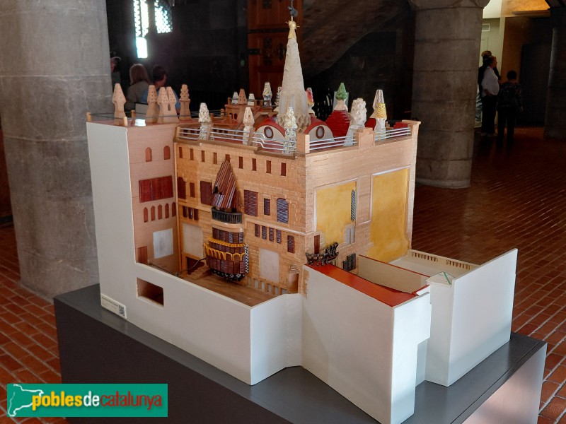 Barcelona - Palau Güell. Maqueta (Foto: Sergi Suárez, 2026) Barcelona - Palau Güell. Maqueta
