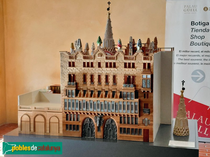 Barcelona - Palau Güell. Maqueta (Foto: Sergi Suárez, 2026) Barcelona - Palau Güell. Maqueta