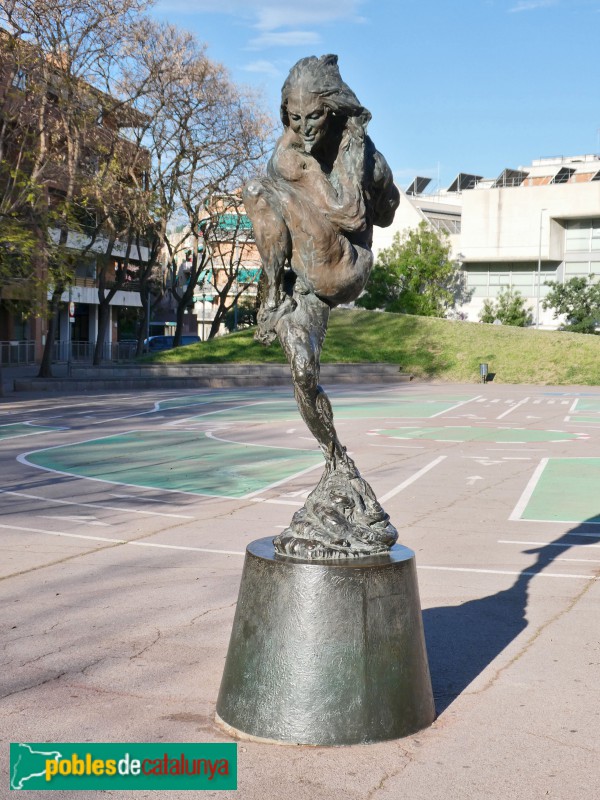 Sant Boi de Llobregat - Escultura El Salvatge (Foto: Valentí Pons, 2026) Sant Boi de Llobregat - Escultura El Salvatge