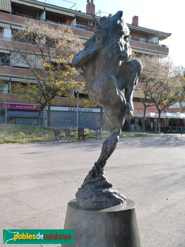 Sant Boi de Llobregat - Escultura El Salvatge (Foto: Valentí Pons, 2026) Sant Boi de Llobregat - Escultura El Salvatge