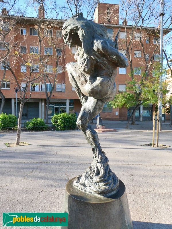 Sant Boi de Llobregat - Escultura El Salvatge (Foto: Valentí Pons, 2026) Sant Boi de Llobregat - Escultura El Salvatge