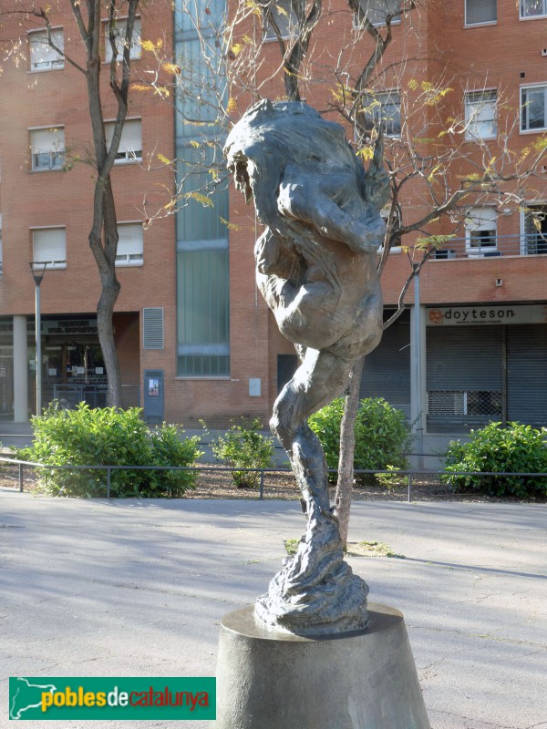Sant Boi de Llobregat - Escultura El Salvatge (Foto: Valentí Pons, 2026) Sant Boi de Llobregat - Escultura El Salvatge