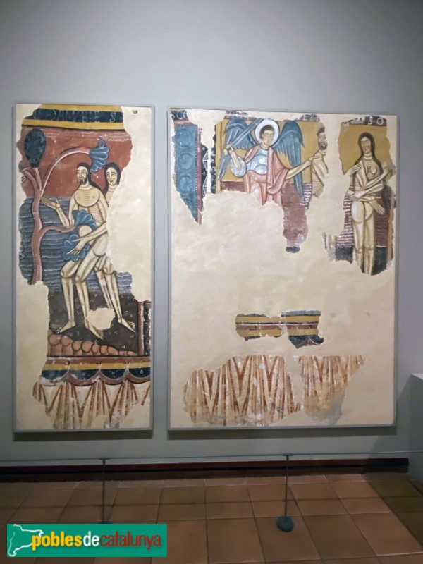 MEV - Pintures murals de l'absis de Sant Martí Sescorts (segles XI-XII)