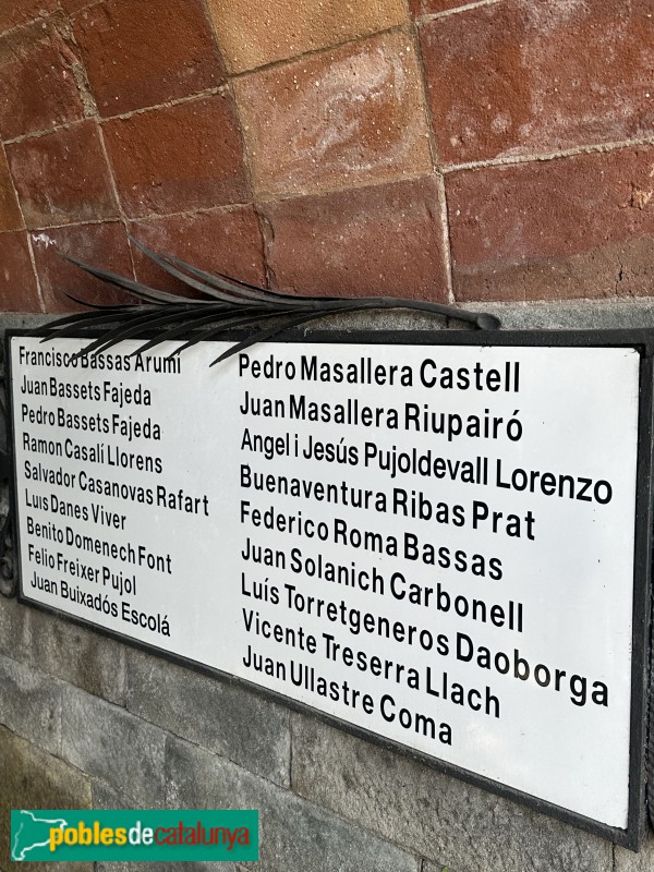 L'Esquirol - Panteó dels Torellonencs (Cementiri de Sant Martí Sescorts)