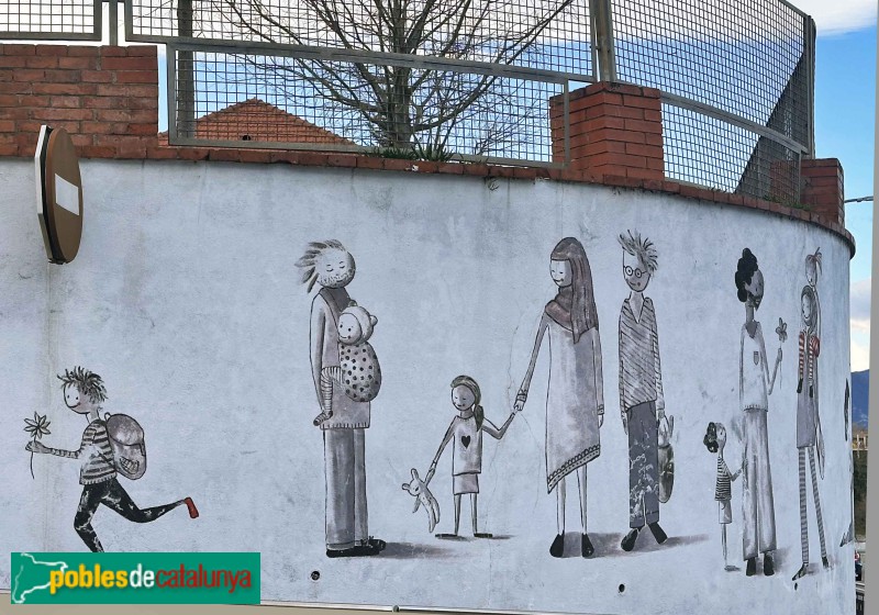 Roda de Ter - Mural de l'Escola