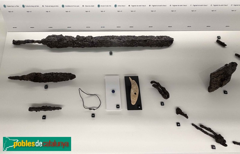 Roda de Ter - Museu Arqueològic de l'Esquerda. Armes ibèriques