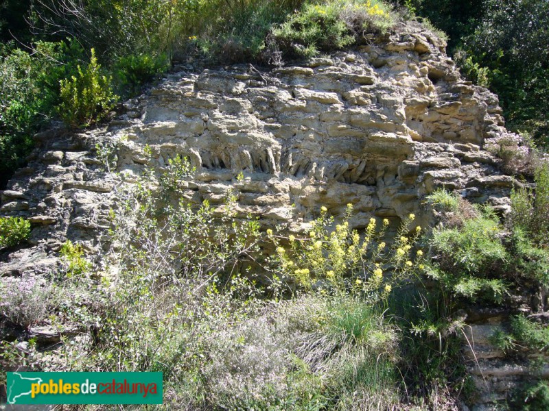 Les Masies de Roda - Restes del castell de Casserres