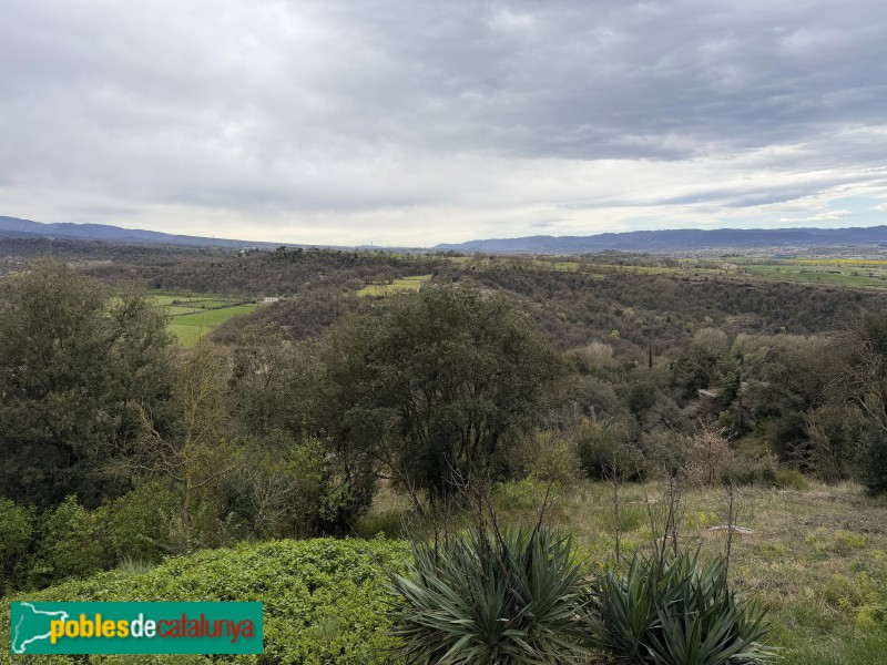 Les Masies de Roda - Panoràmica des del monestir de Santa Magdalena de Conangle