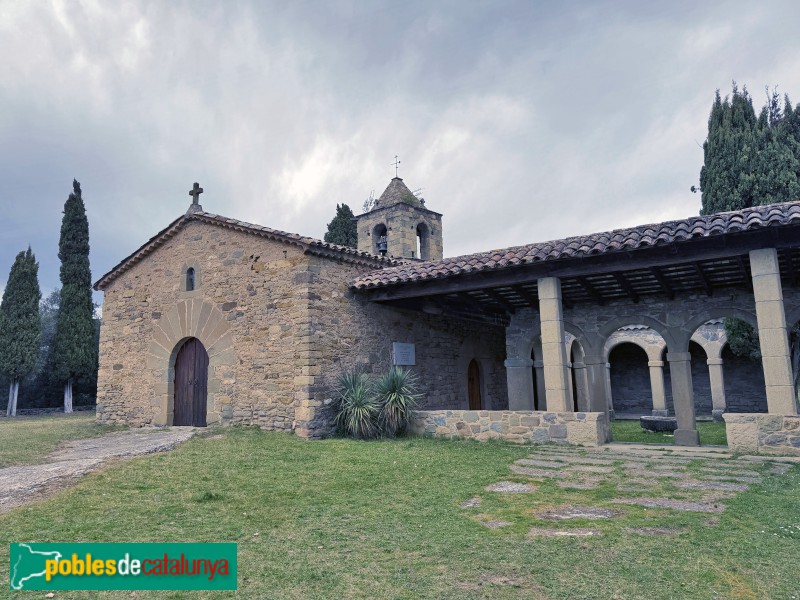 Les Masies de Roda - Monestir de Santa Magdalena de Conangle. Església i claustre