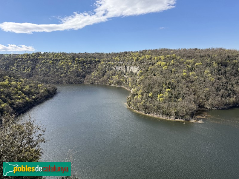 Les Masies de Roda - Panoràmica des del monestir de Sant Pere de Casserres