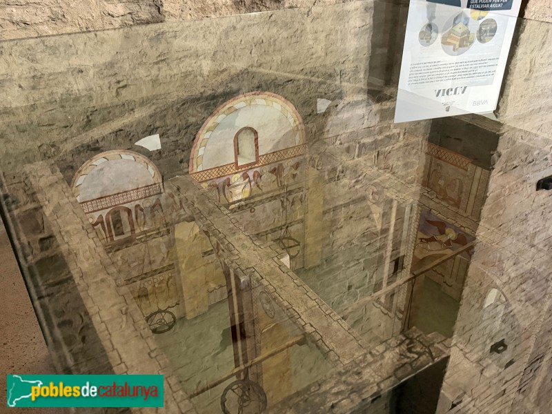 Les Masies de Roda - Monestir de Sant Pere de Casserres. Maqueta