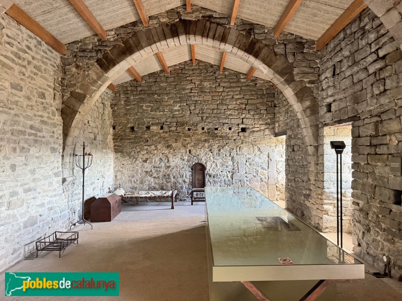 Les Masies de Roda - Monestir de Sant Pere de Casserres. Sala prioral
