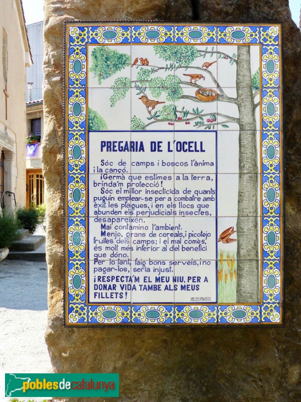 Taradell - Escultura <i>Exaltació a la Vida i a la Pau</i>