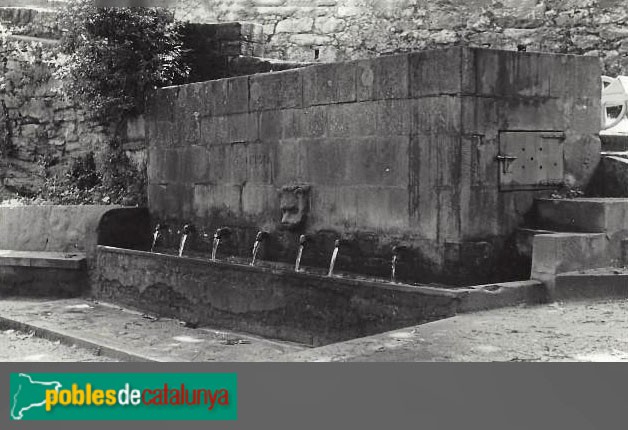 Taradell - Font Gran. Postal antiga