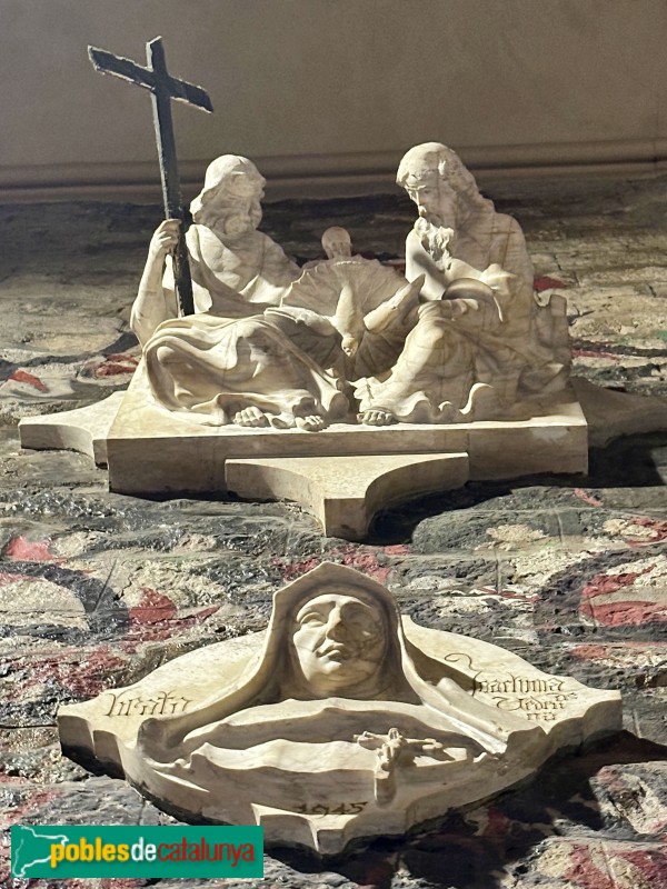 Església de Santa Maria del Pi. Relleu de Santa Joaquima de Vedruna