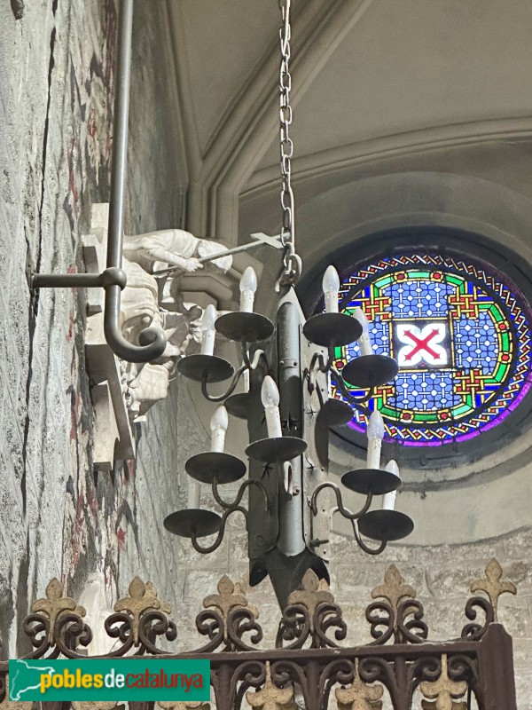 Església de Santa Maria del Pi. Relleu de Santa Joaquima de Vedruna