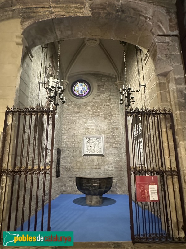 Església de Santa Maria del Pi. Capella del Baptisteri