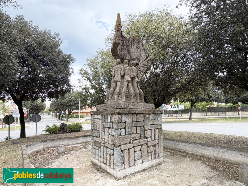 Taradell - Monument a l'Atlàntida