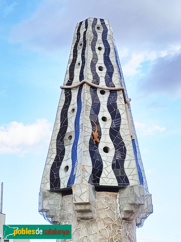 Barcelona - Palau Güell. Xemeneia