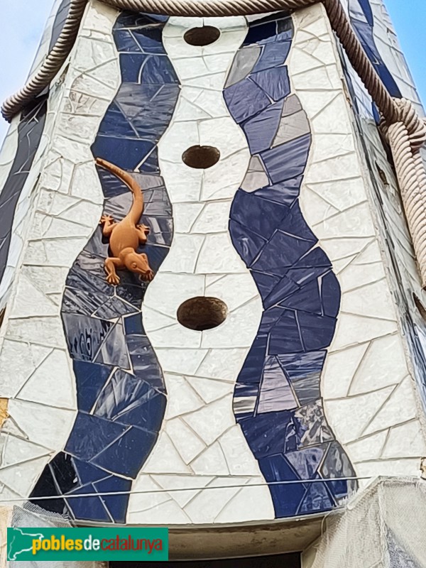 Barcelona - Palau Güell. Xemeneia