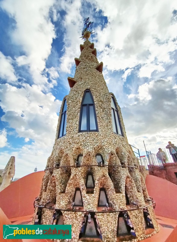 Barcelona - Palau Güell. Xemeneia