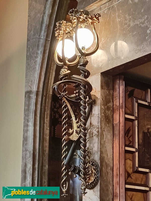 Barcelona - Palau Güell. Interior