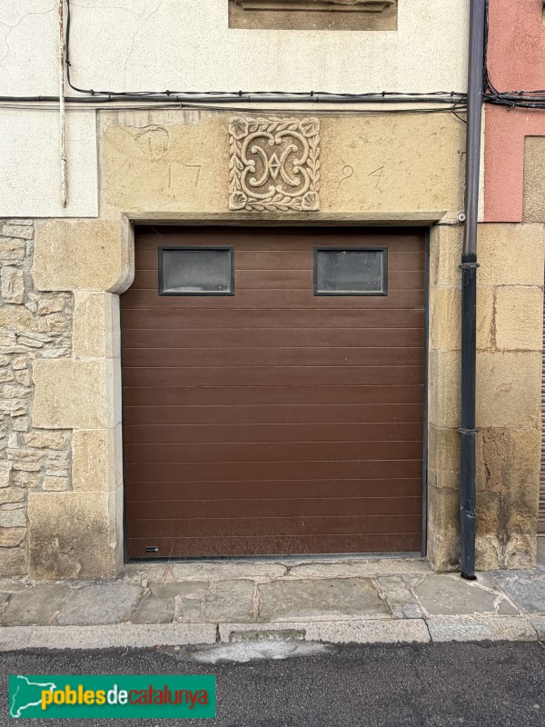 Sant Julià de Vilatorta - Carrer Montseny. Llinda de 1794