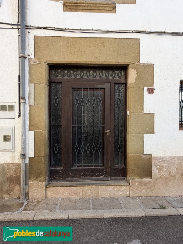 Sant Julià de Vilatorta - Carrer Montseny. Llinda de 1794