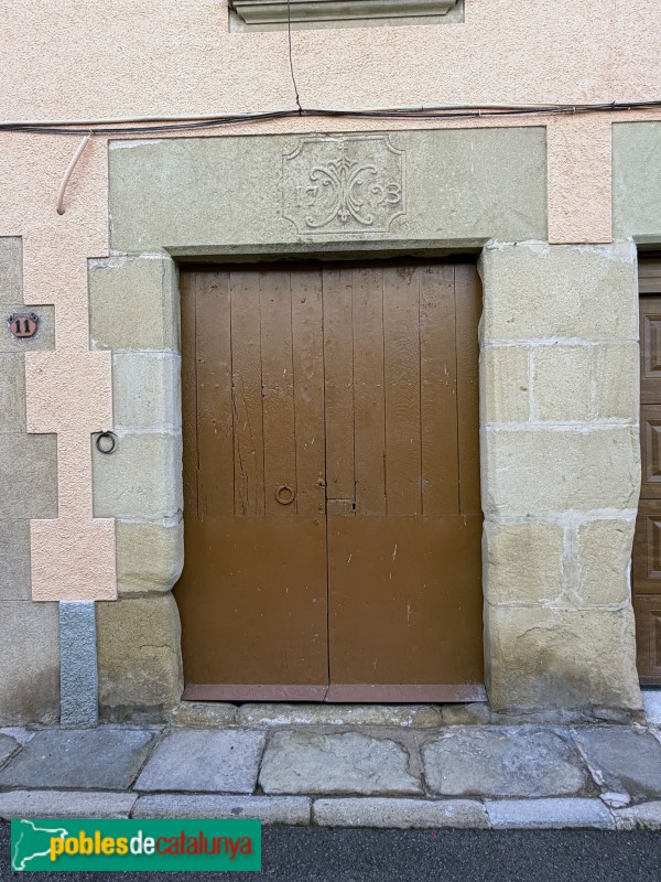 Sant Julià de Vilatorta - Carrer Montseny. Llinda de 1793