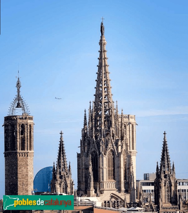 Barcelona - Catedral. Cimbori